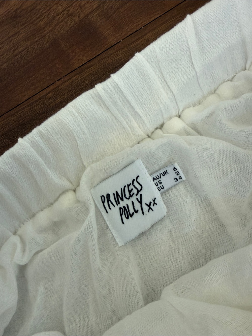 Princess Polly Miriah Maxi Skirt White - XS / US 2 - Picture 6 of 7